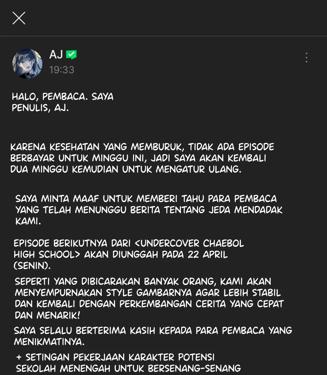 Undercover! Chaebol High School Chapter 63 Gambar 101