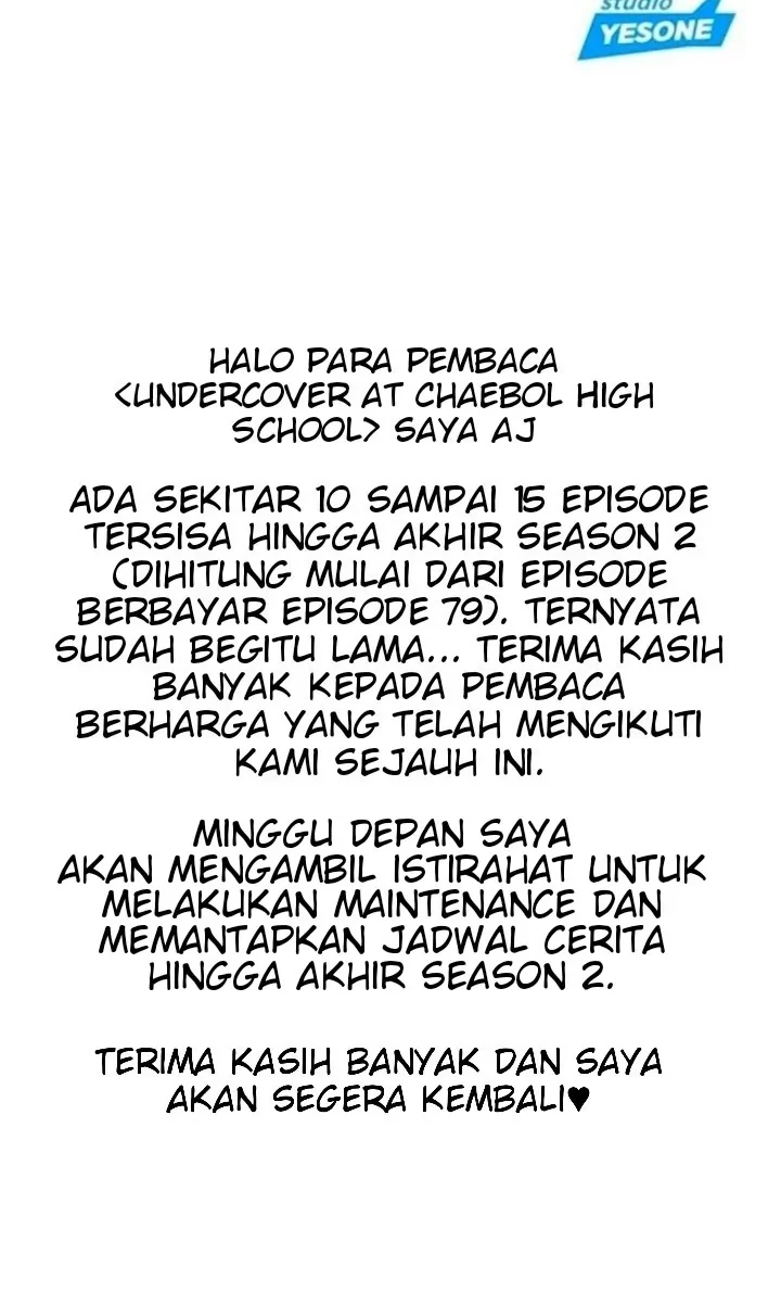 Undercover! Chaebol High School Chapter 79 Gambar 120