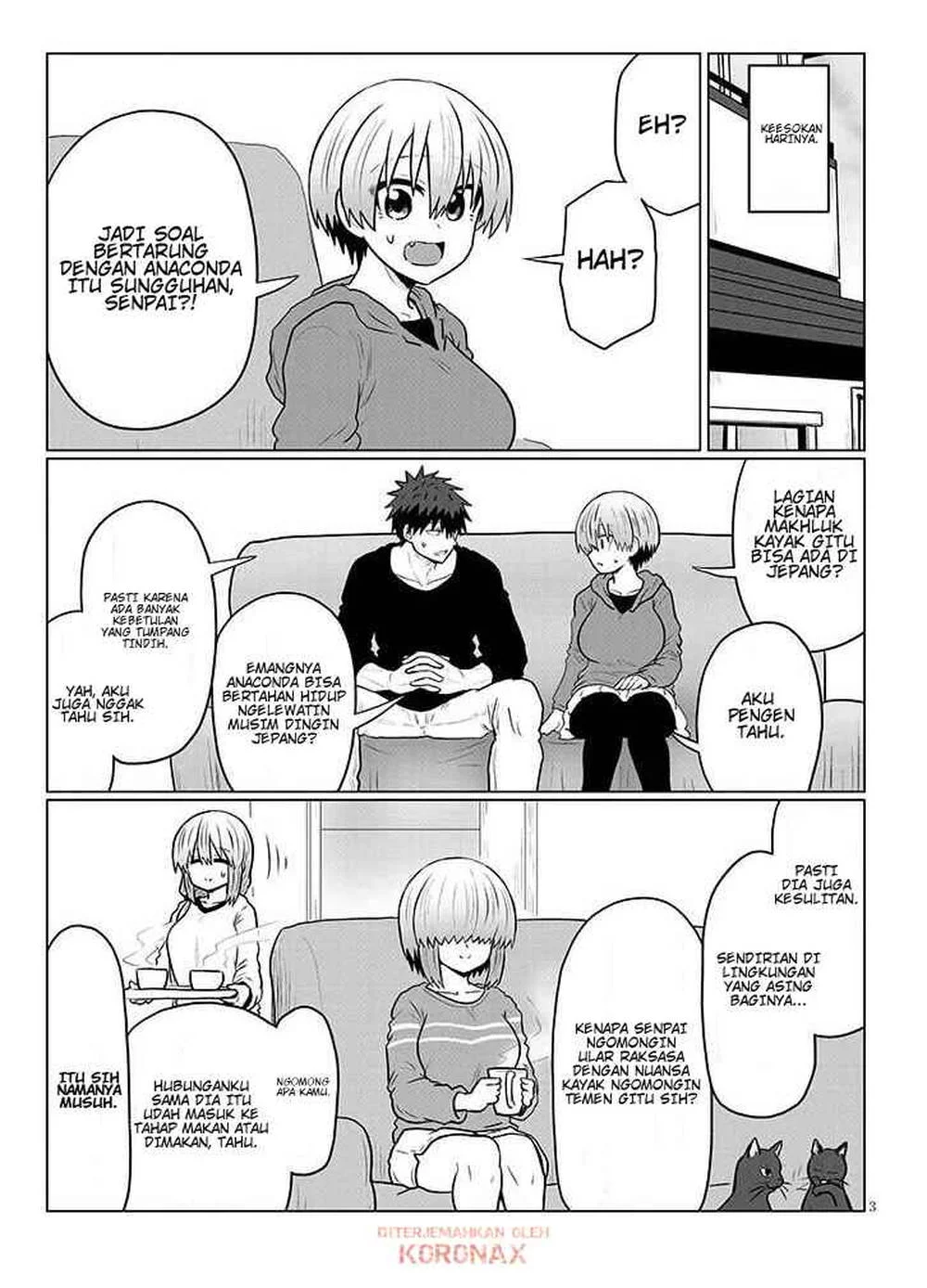 Uzaki-chan wa Asobitai! Chapter 133 Gambar 3