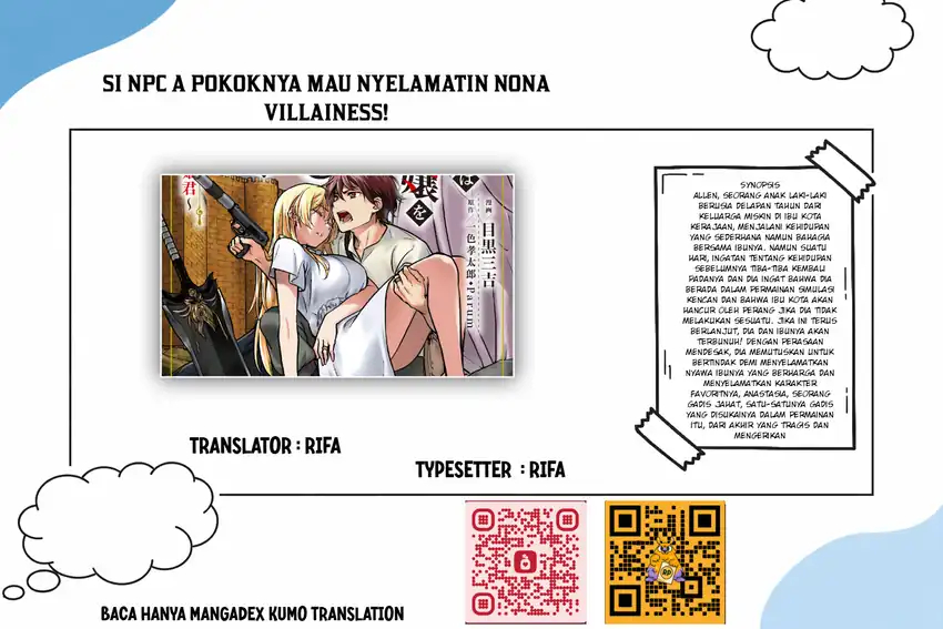 Komik Villager A Wants to Save the Villainess no Matter What! Chapter 47.2 gambar 1