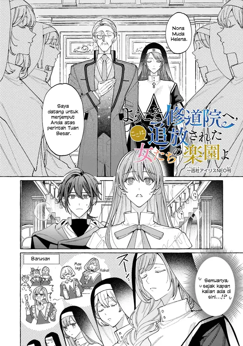 Youkoso Shuudouin e, Koko wa Tsuihou sareta Onna-tachi no Rakuen yo Chapter 3 Gambar 3