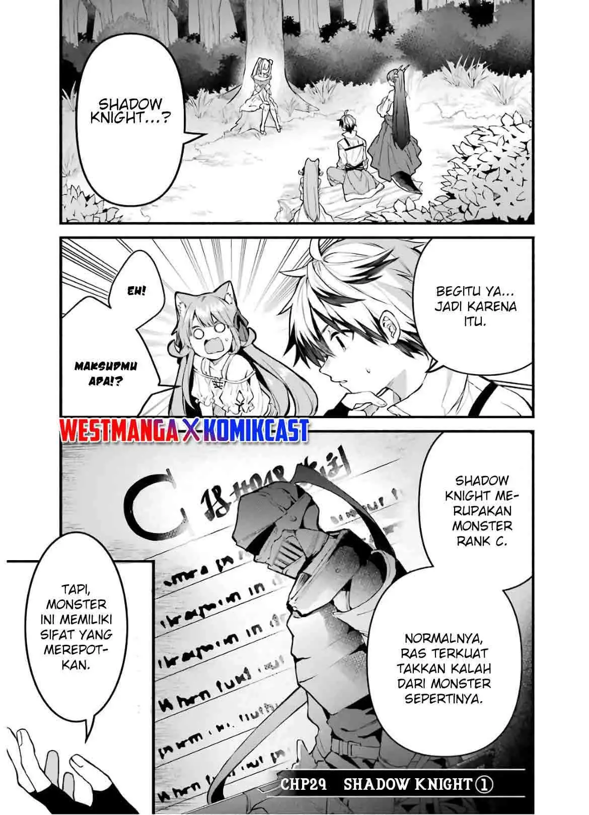 Komik Yuusha Party wo Tsuihou Sareta Beast Tamer, Saikyou Shuzoku Nekomimi Shojo to Chapter 29 gambar 1