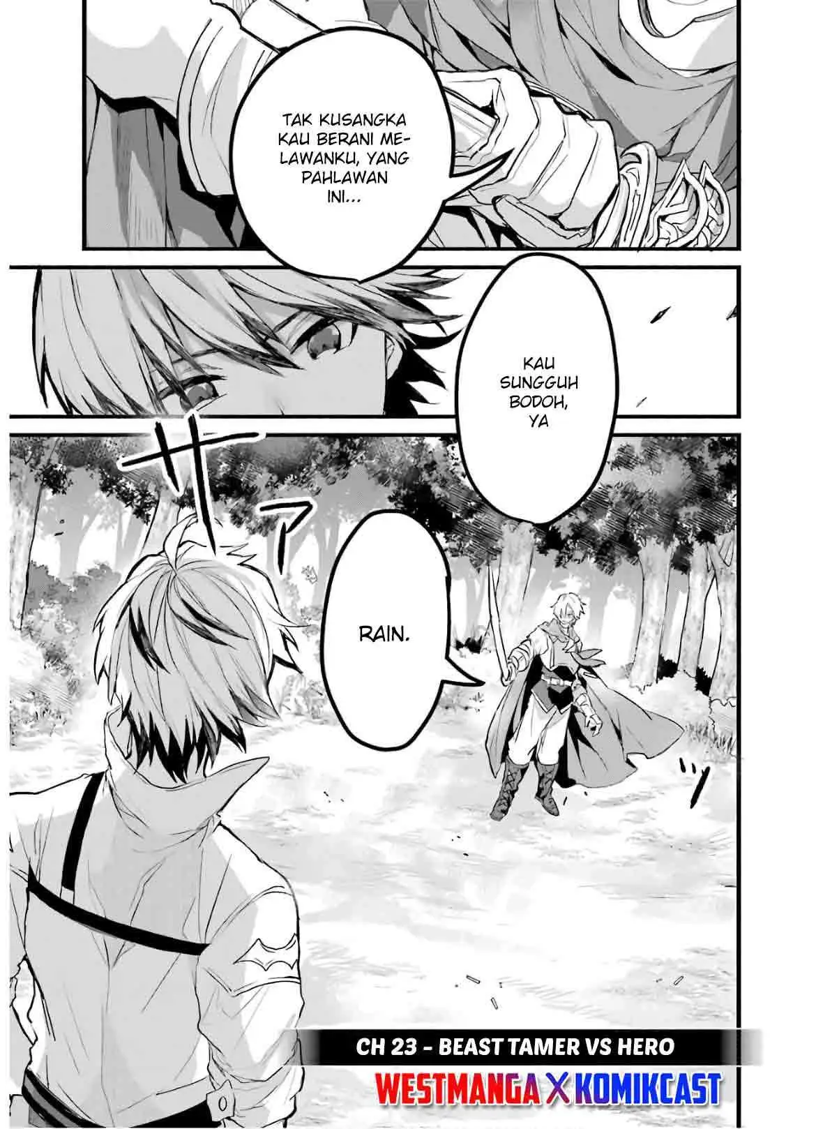 Komik Yuusha Party wo Tsuihou Sareta Beast Tamer, Saikyou Shuzoku Nekomimi Shojo to Chapter 23 gambar 1