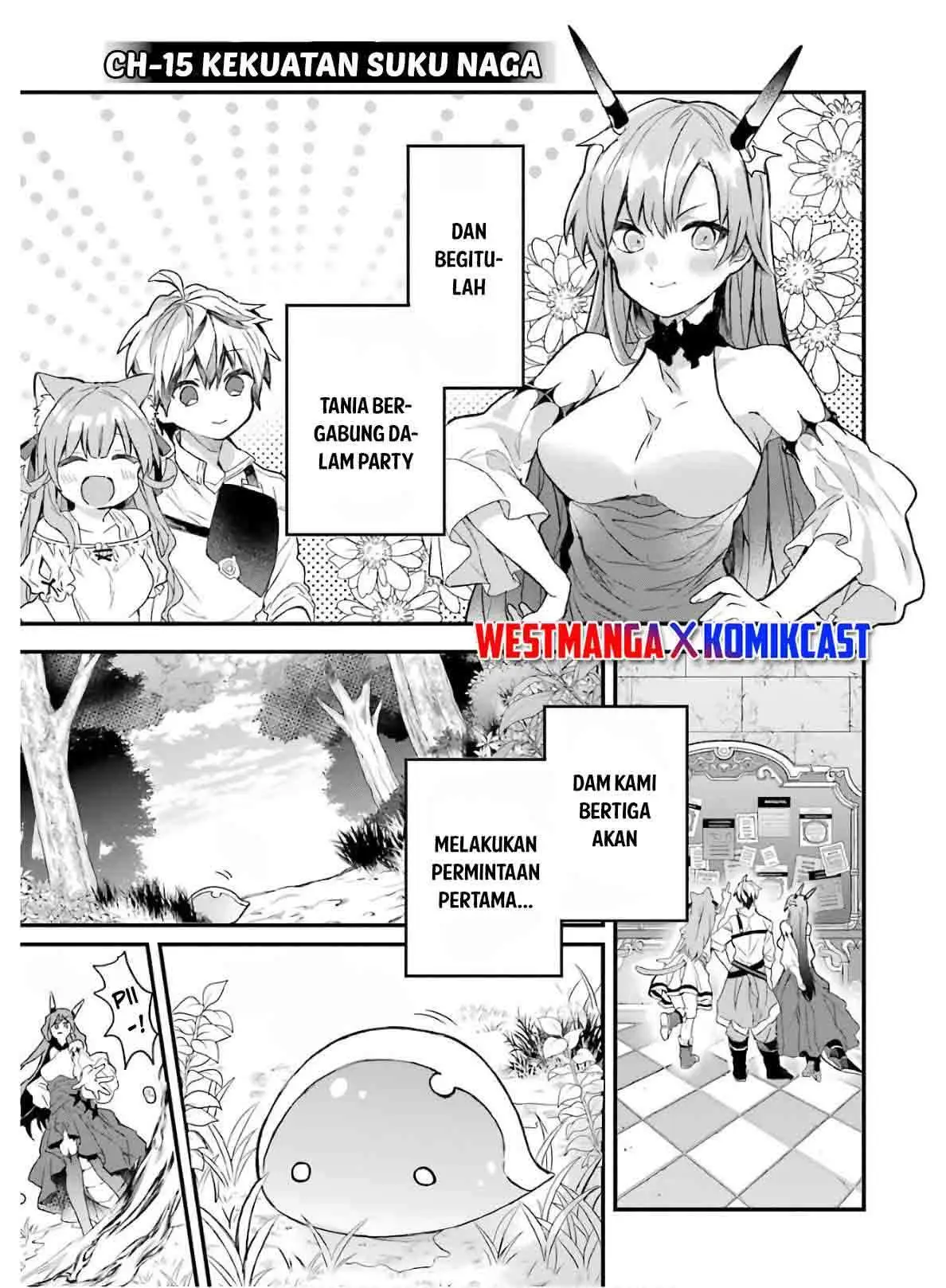 Komik Yuusha Party wo Tsuihou Sareta Beast Tamer, Saikyou Shuzoku Nekomimi Shojo to Chapter 15 gambar 1