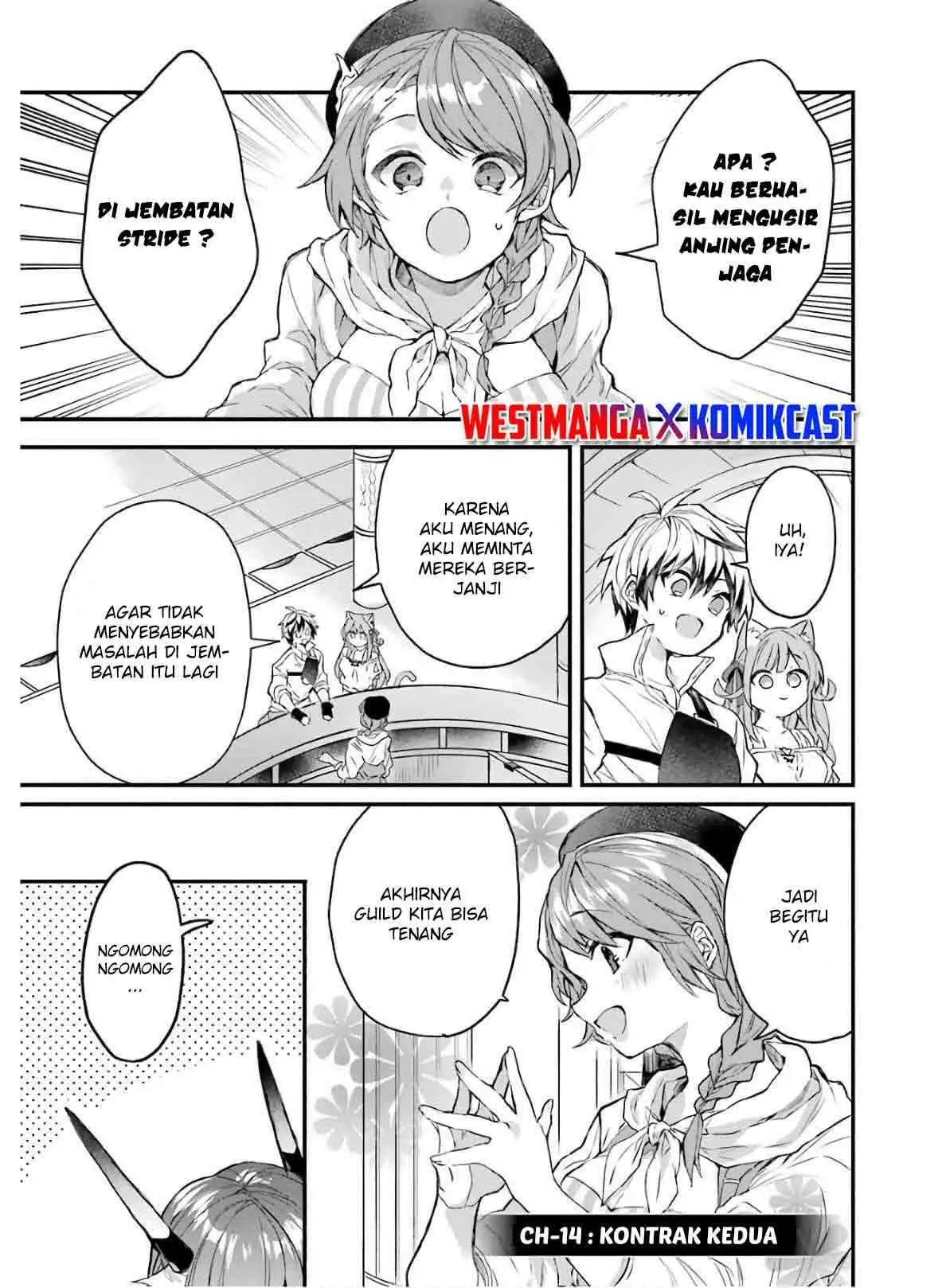 Komik Yuusha Party wo Tsuihou Sareta Beast Tamer, Saikyou Shuzoku Nekomimi Shojo to Chapter 14 gambar 1