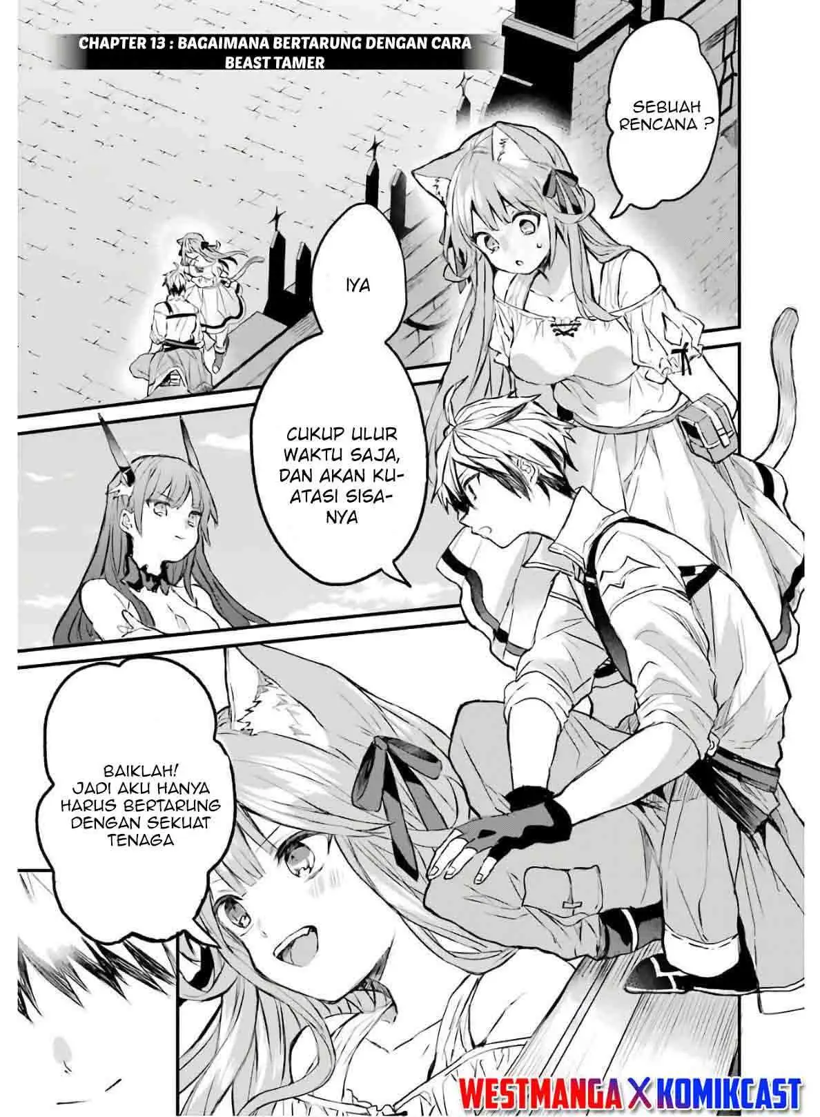 Komik Yuusha Party wo Tsuihou Sareta Beast Tamer, Saikyou Shuzoku Nekomimi Shojo to Chapter 13 gambar 1