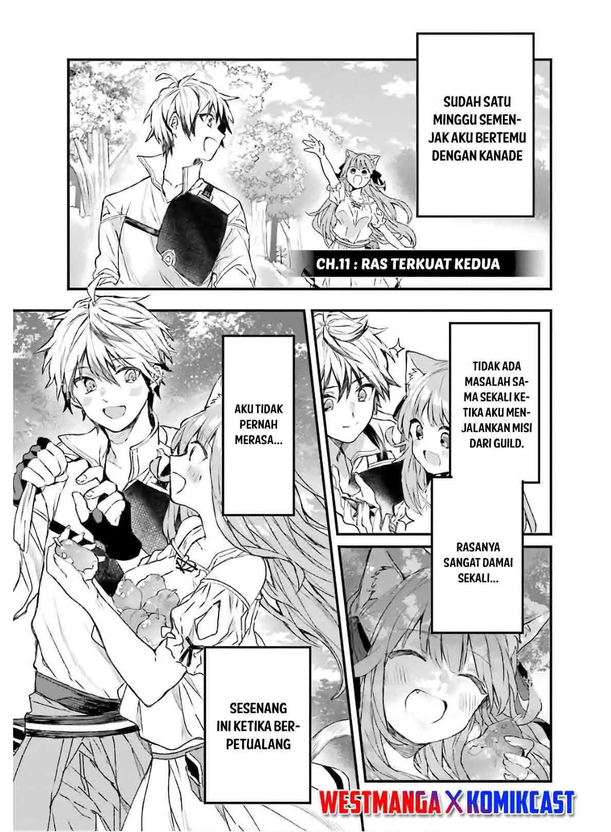 Komik Yuusha Party wo Tsuihou Sareta Beast Tamer, Saikyou Shuzoku Nekomimi Shojo to Chapter 11 gambar 1
