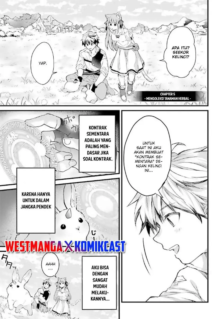 Komik Yuusha Party wo Tsuihou Sareta Beast Tamer, Saikyou Shuzoku Nekomimi Shojo to Chapter 5 gambar 1