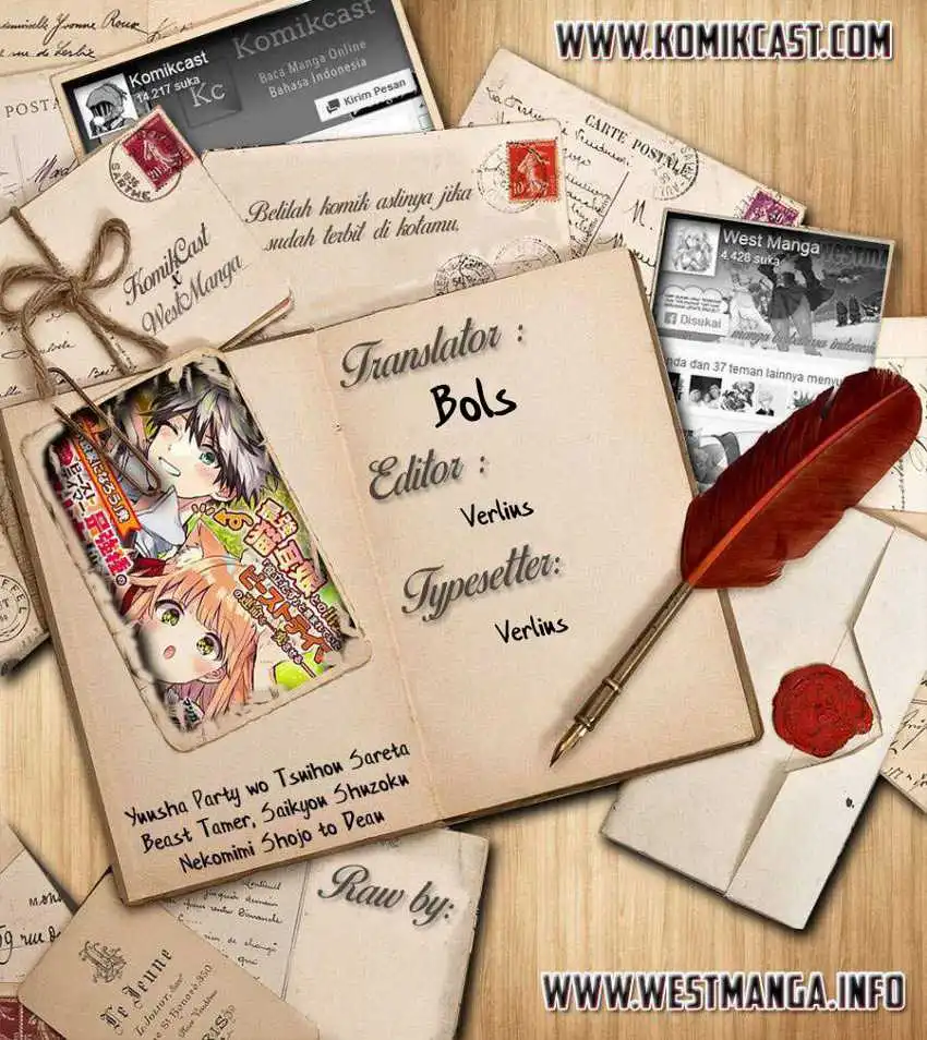 Komik Yuusha Party wo Tsuihou Sareta Beast Tamer, Saikyou Shuzoku Nekomimi Shojo to Chapter 34 gambar 1