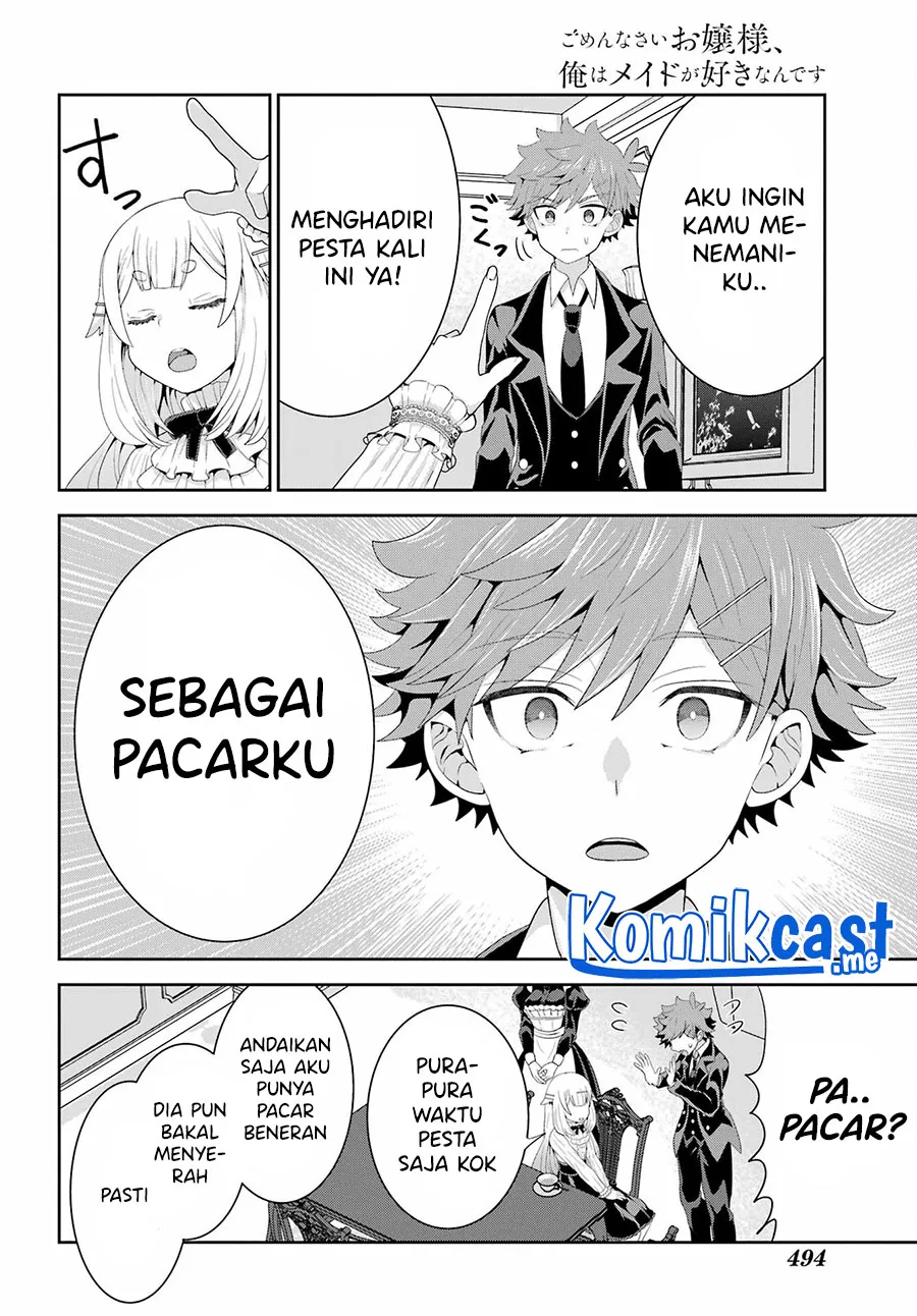 Gomennasai Ojou-sama, Ore wa Maid ga Suki nan desu Chapter 06.1 Gambar 15