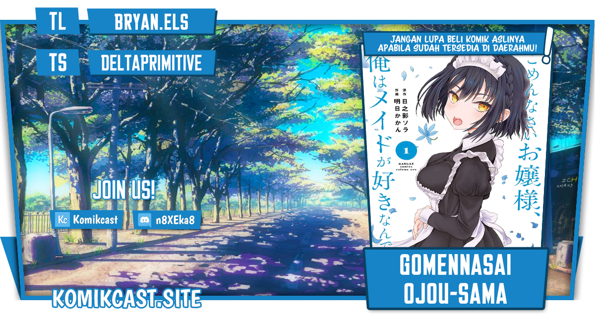 Komik Gomennasai Ojou-sama, Ore wa Maid ga Suki nan desu Chapter 09 gambar 1