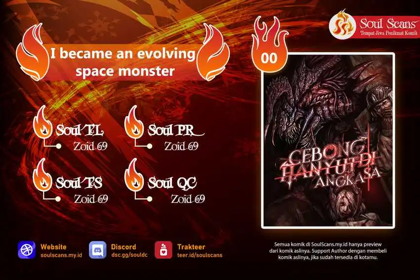 Komik I Became an Evolving Space Monster Chapter 00.1 gambar 1