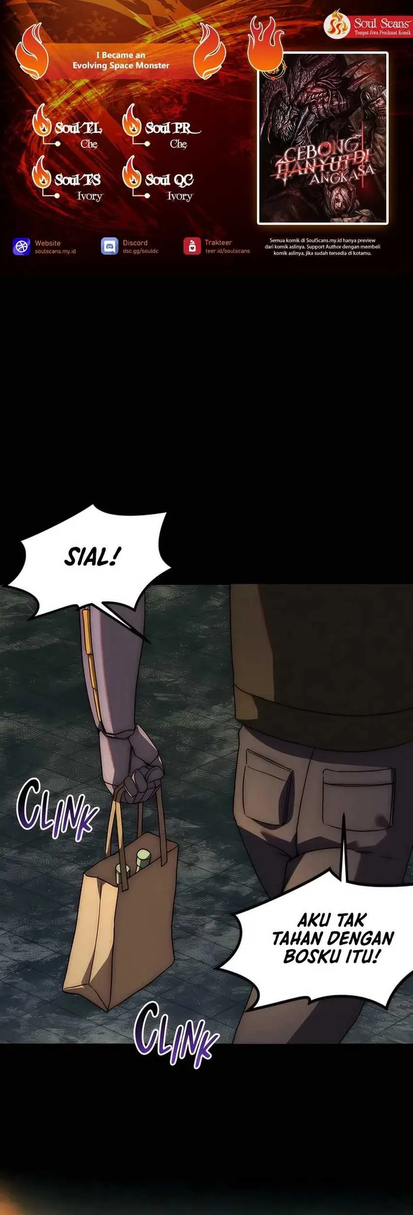 Komik I Became an Evolving Space Monster Chapter 31.1 gambar 1