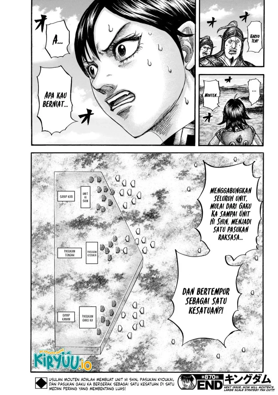 Kingdom Chapter 870 Gambar 20